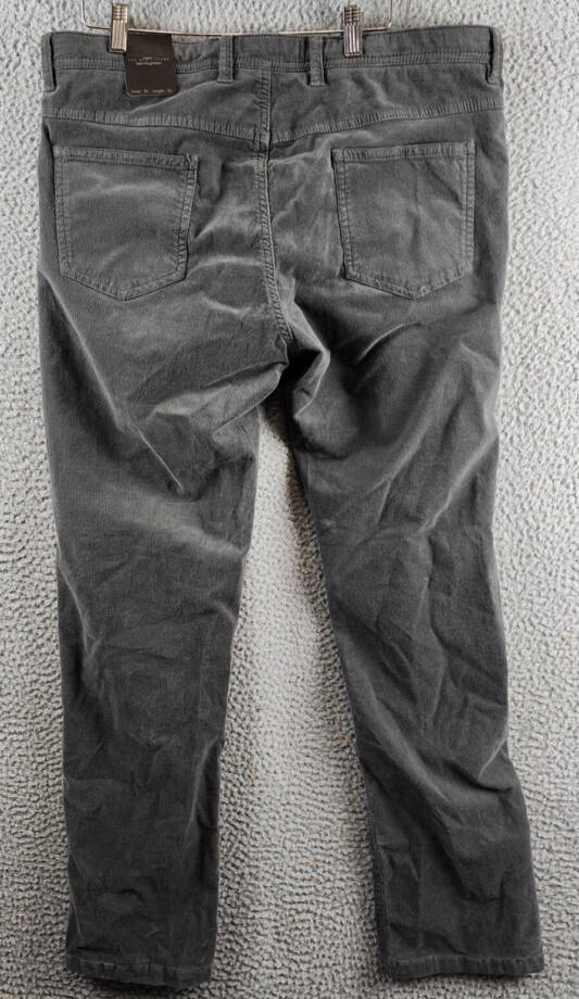 The Men's Store at Bloomingdale's Tailored Fit Corduroy Jeans Mens 30Wx30L Black