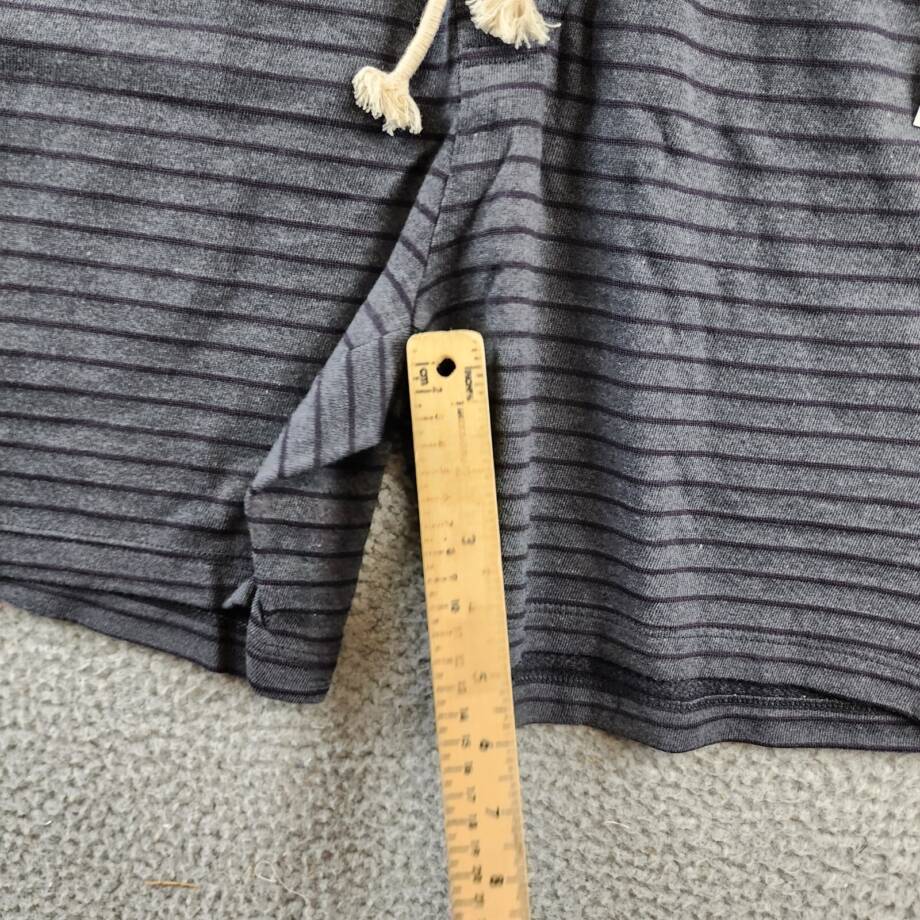 Sol Angeles Tonal Stripe Short Men's M Black/Navy Side Pocket Drawstring Waist~