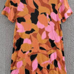 Sanctuary Printed T-Shirt Dress Women's S Solar Power Round Neck Pullover S/S