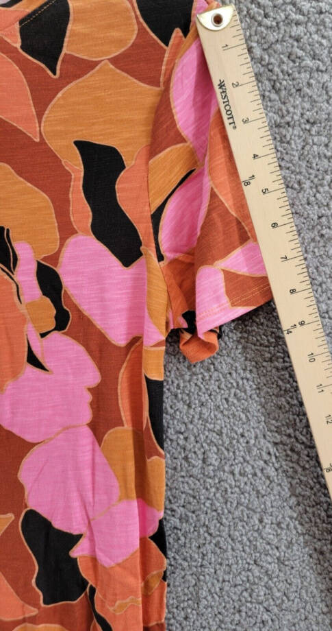 Sanctuary Printed T-Shirt Dress Women's S Solar Power Round Neck Pullover S/S