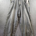 Honor the Gift Wide Leg Stamped Denim Jeans Men's 36 Light Indigo Zipper Fly