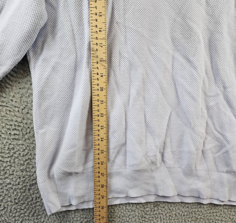 The Men's Store at Bloomingdales Half Zip Sweater Men's XXL Cloud Blue Mock Neck