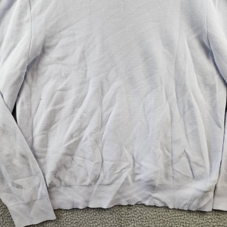 The Men's Store at Bloomingdales Half Zip Sweater Men's XXL Cloud Blue Mock Neck