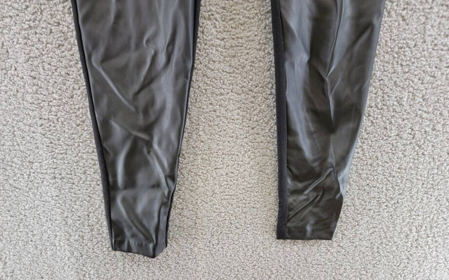 Michael Michael Kors Mixed Media Zip Detail Leggings Women's XS Black Pull On