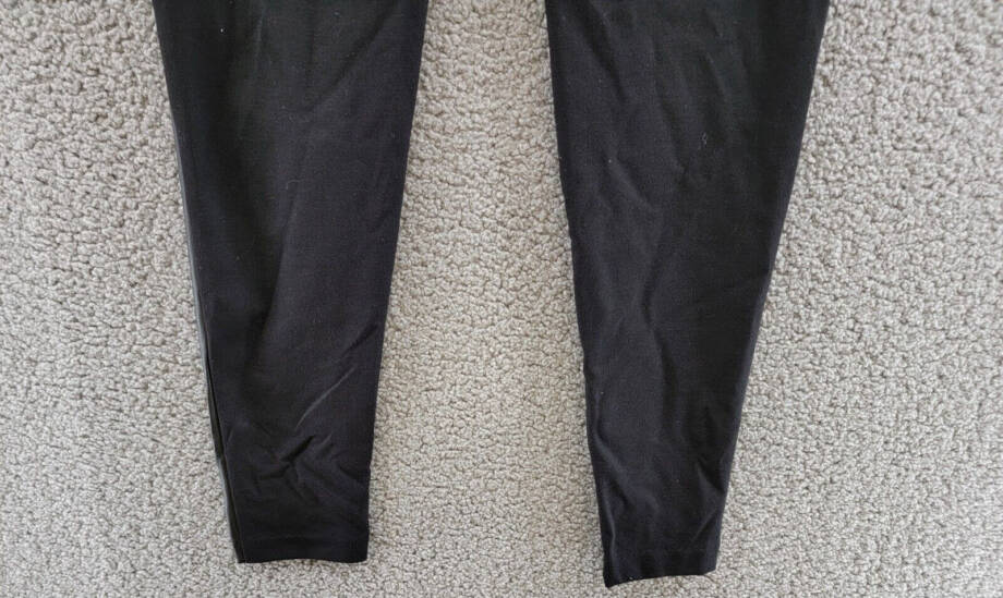 Michael Michael Kors Mixed Media Zip Detail Leggings Women's XS Black Pull On