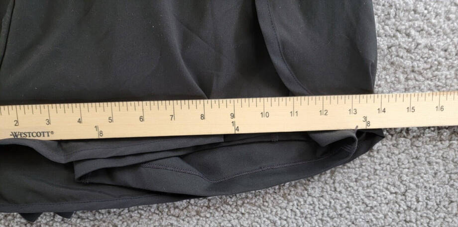 Calvin Klein Tulip Wrap Shorts Women's XL Black Solid Elastic Waist Pull On