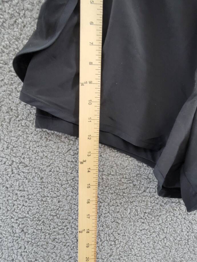 Calvin Klein Tulip Wrap Shorts Women's XL Black Solid Elastic Waist Pull On
