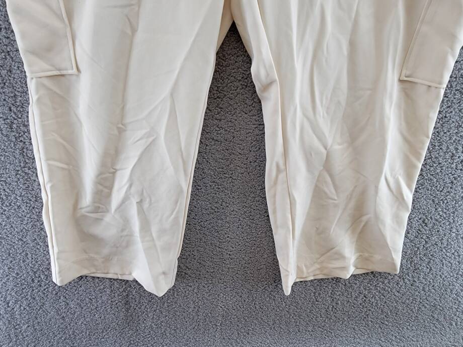 Nina Parker Trendy Plus Size Wide-Leg Utility Cargo Pants Women's 22W Oat Latte