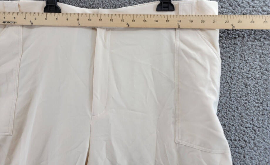 Nina Parker Trendy Plus Size Wide-Leg Utility Cargo Pants Women's 22W Oat Latte