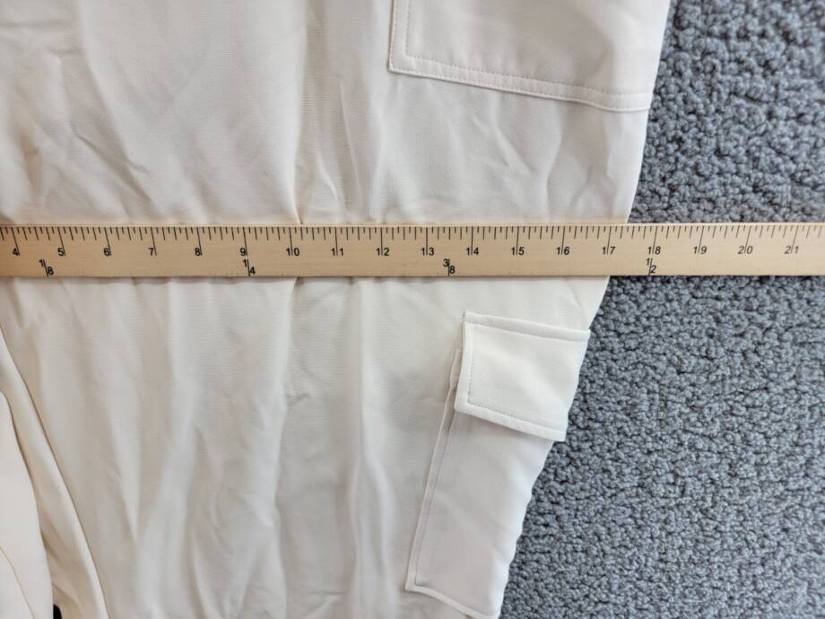 Nina Parker Trendy Plus Size Wide-Leg Utility Cargo Pants Women's 22W Oat Latte
