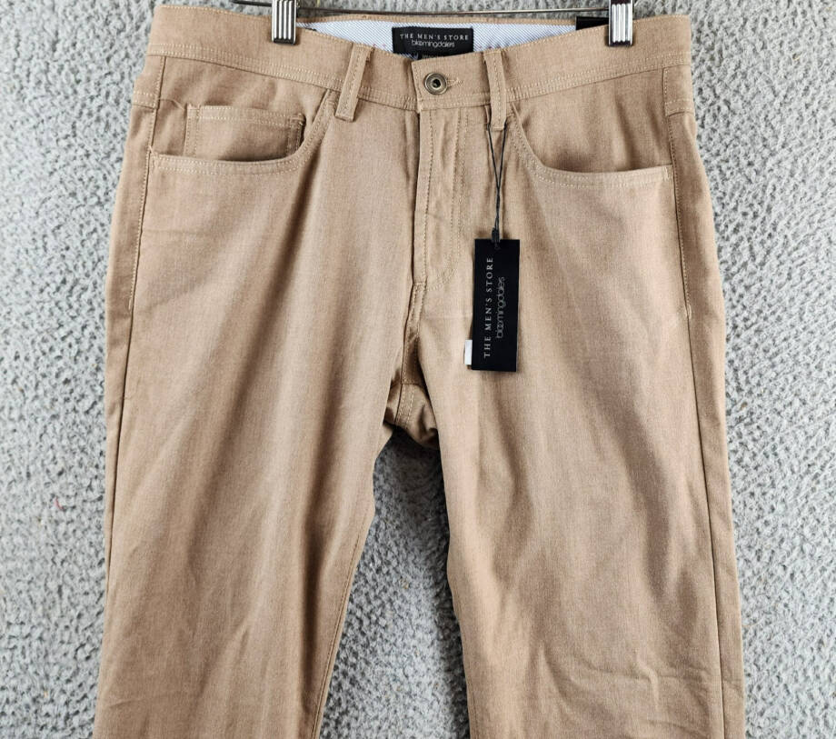 The Men's Store at Bloomingdale's Flannel Tailored Fit Pants Men's 30x30 Tan Mix