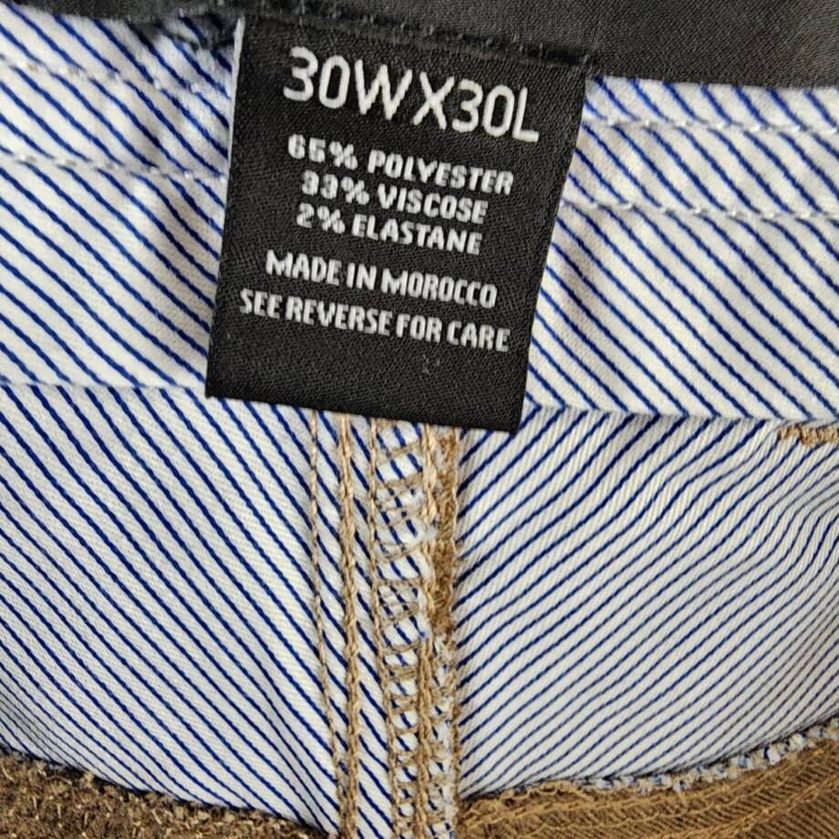 The Men's Store at Bloomingdale's Flannel Tailored Fit Pants Men's 30x30 Tan Mix