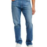 AG Everett Slim Straight Fit Jeans Men's 30x34 Runyon Blue Denim Button Zip