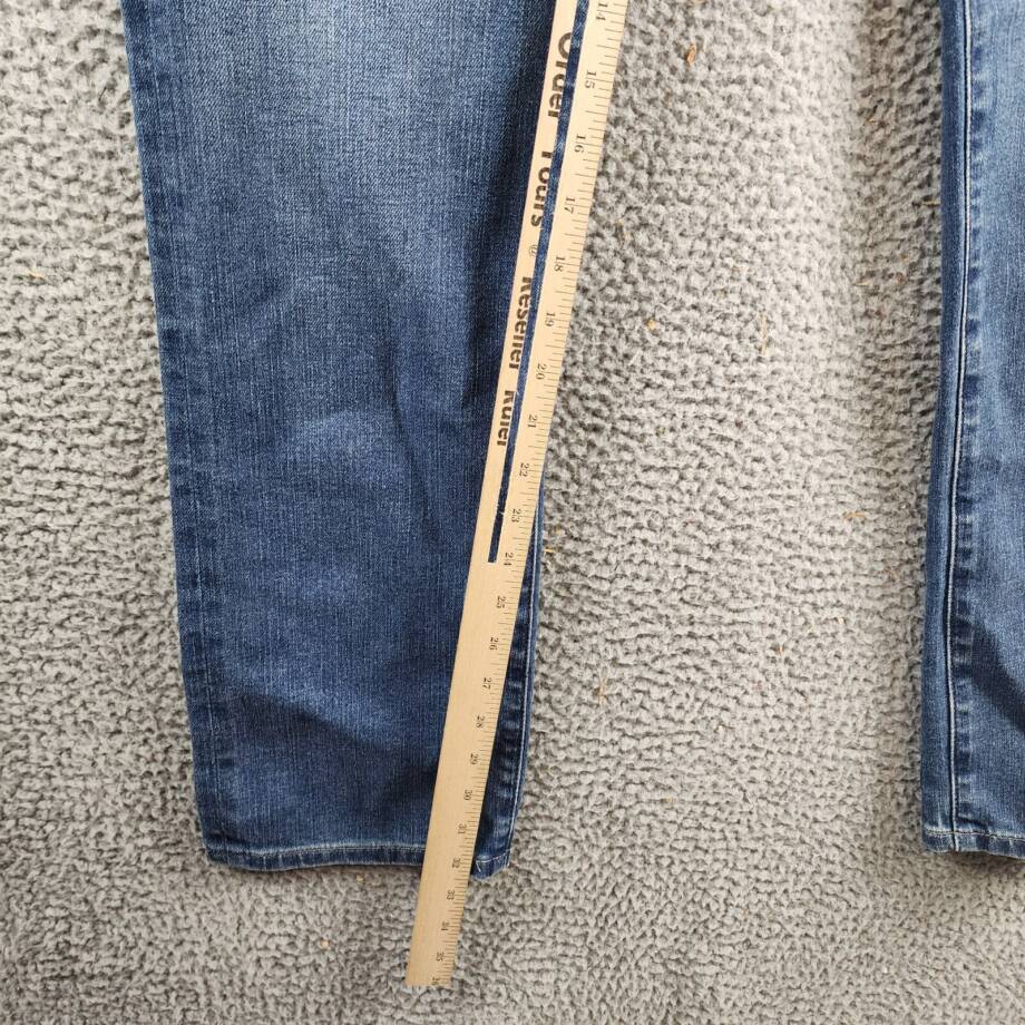 AG Everett Slim Straight Fit Jeans Men's 30x34 Runyon Blue Denim Button Zip