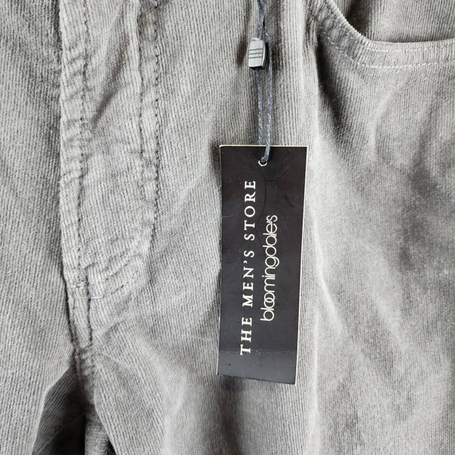 The Men's Store at Bloomingdale's Tailored Fit Corduroy Pants Men's 33Wx34L Gray
