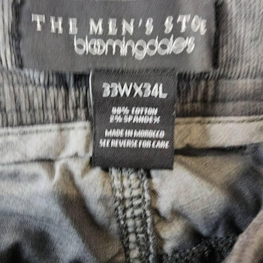 The Men's Store at Bloomingdale's Tailored Fit Corduroy Pants Men's 33Wx34L Gray