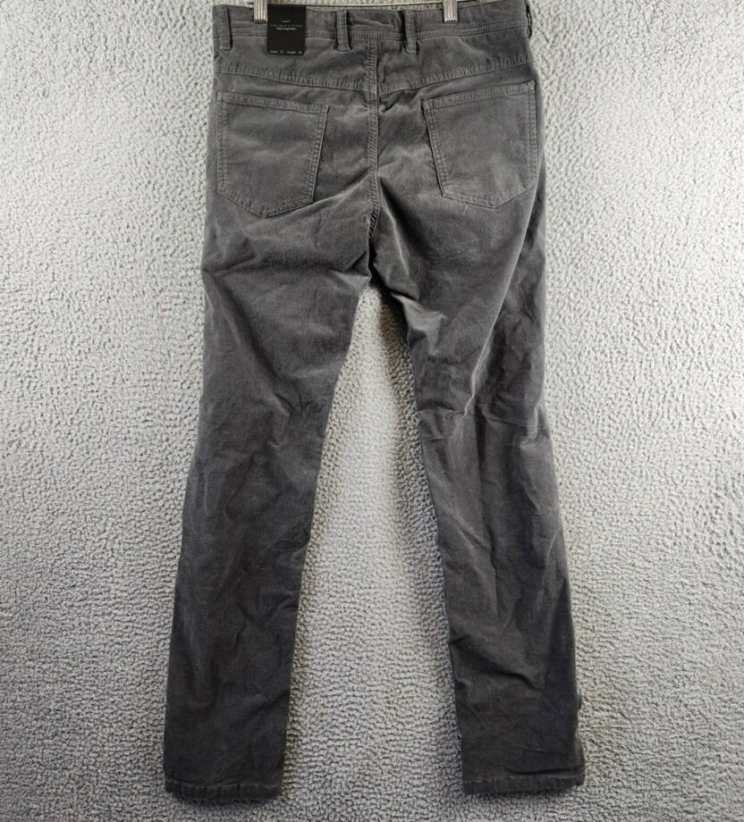 The Men's Store at Bloomingdale's Tailored Fit Corduroy Pants Men's 33Wx34L Gray