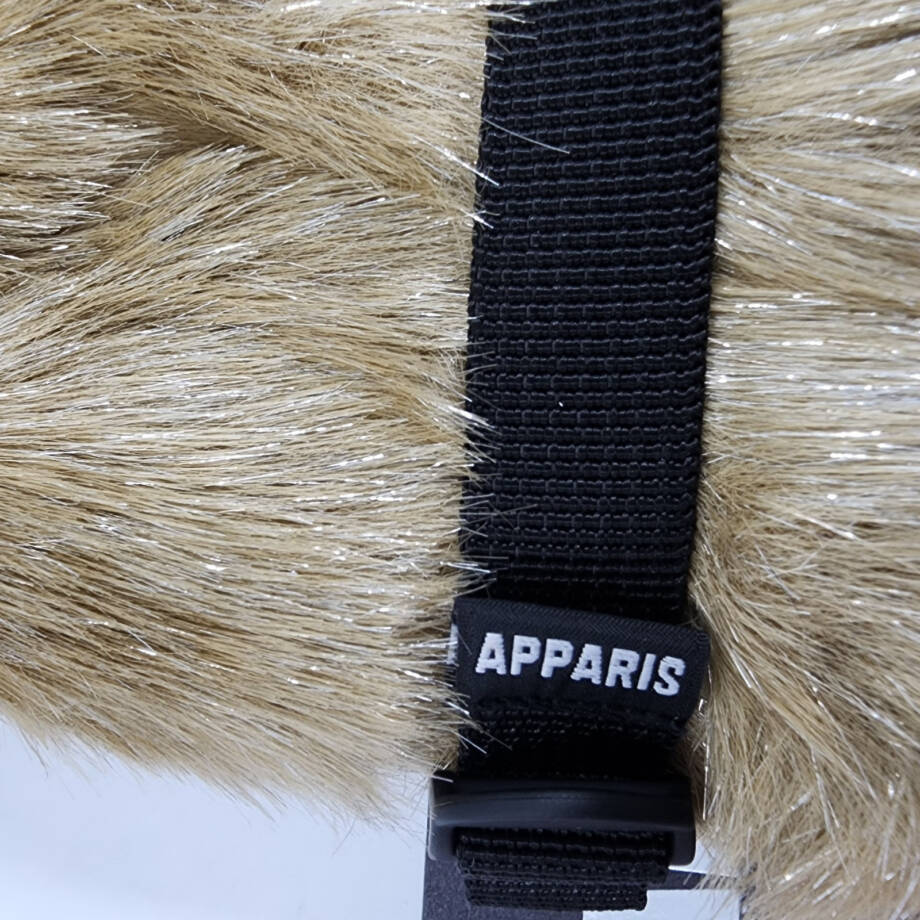 Apparis Lumi Faux Fur Gloves Women's No Size Fawn Adjustable Buckle Closure~