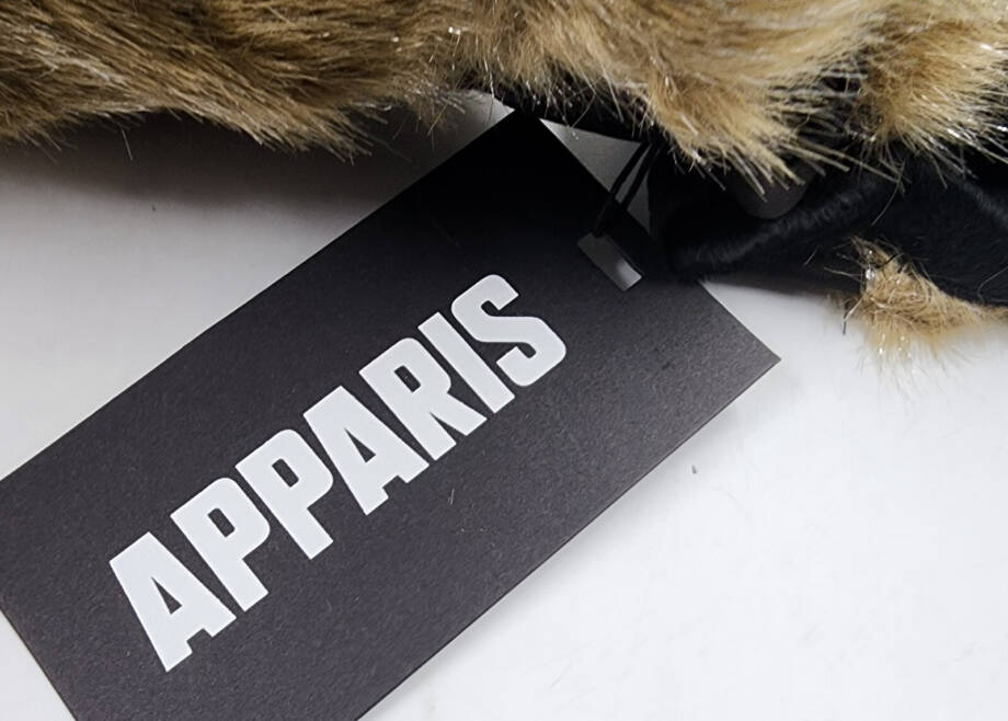 Apparis Lumi Faux Fur Gloves Women's No Size Fawn Adjustable Buckle Closure~