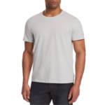 ATM Anthony Thomas Melillo Classic Tee Men's L Gray Solid Crew Neck Pullover S/S