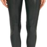 Vince Camuto Pleather Stretch Pants Women's XL Dark Willow Elastic Waist