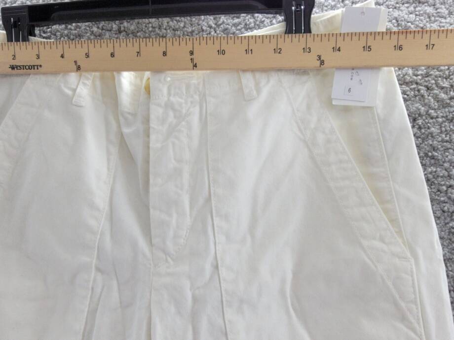 Velvet by Graham & Spencer Mya Wide Leg Pants Women's 6 Sleet Zip Button Closure