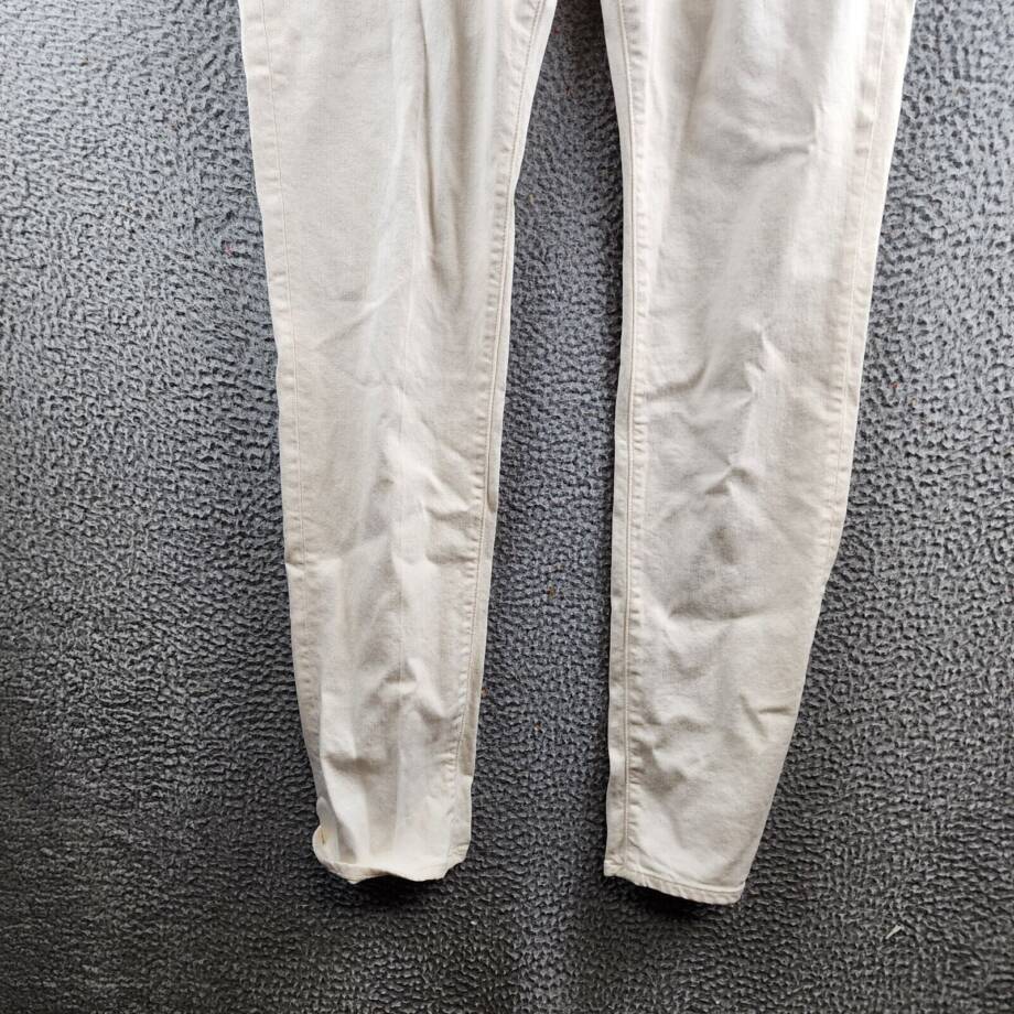 Joe's Jeans The Asher Slim Fit Jeans Men's 32 Off White Denim Mid Rise 5 Pockets