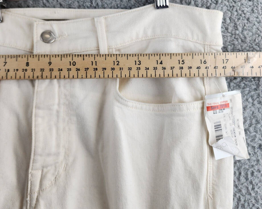 Joe's Jeans The Asher Slim Fit Jeans Men's 32 Off White Denim Mid Rise 5 Pockets