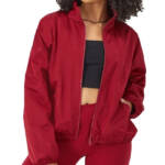 Champion Game Day Woven Jacket Women's XS Cardinal Full Front Zip Closure L/S