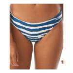 Vince Camuto Classic Bikini Bottoms Women's XS Azure/White Elastic Waist Pull On