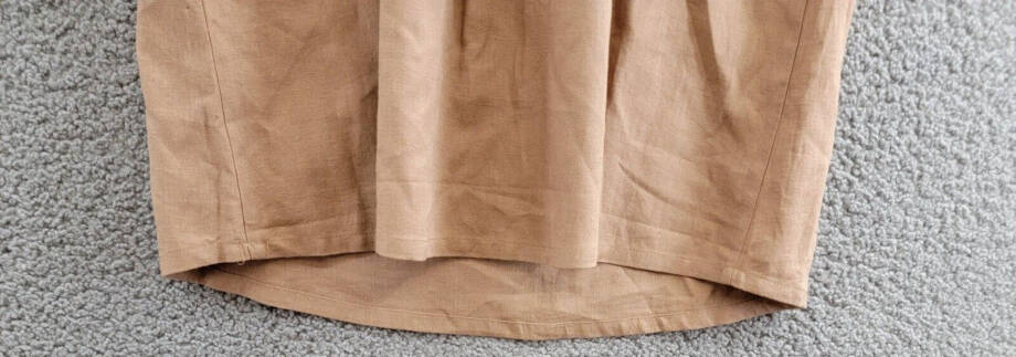 State of Day Sleeveless Linen Blend Pajama Top Women's S Natural Umber Pullover