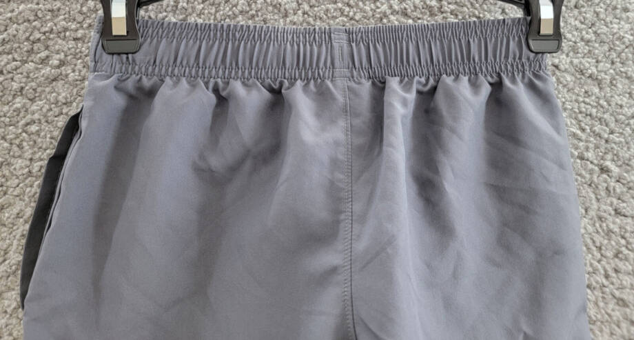 Under Armour Tech Woven Wordmark Shorts Boys' S Gray Elasticized Waist Pull On