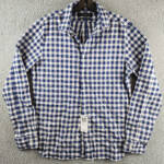 The Men's Store at Bloomingdale's Stretch Slim Fit Button Down Shirt Mens M Navy