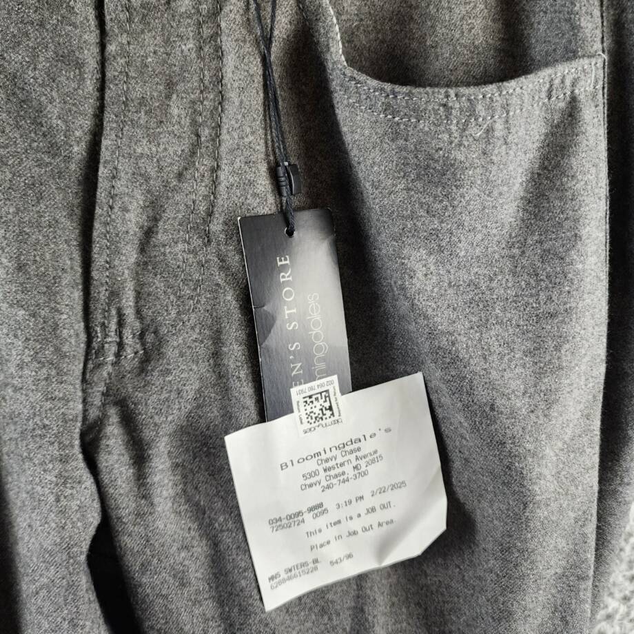 The Men's Store at Bloomingdale's Flannel Tailored Fit Pants Men's 30Wx30L Gray