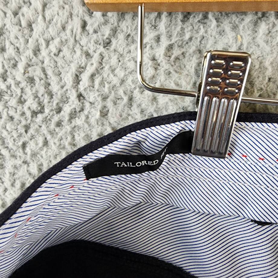 The Men's Store at Bloomingdale's Flannel Tailored Fit Pants Men's 33Wx32L Navy