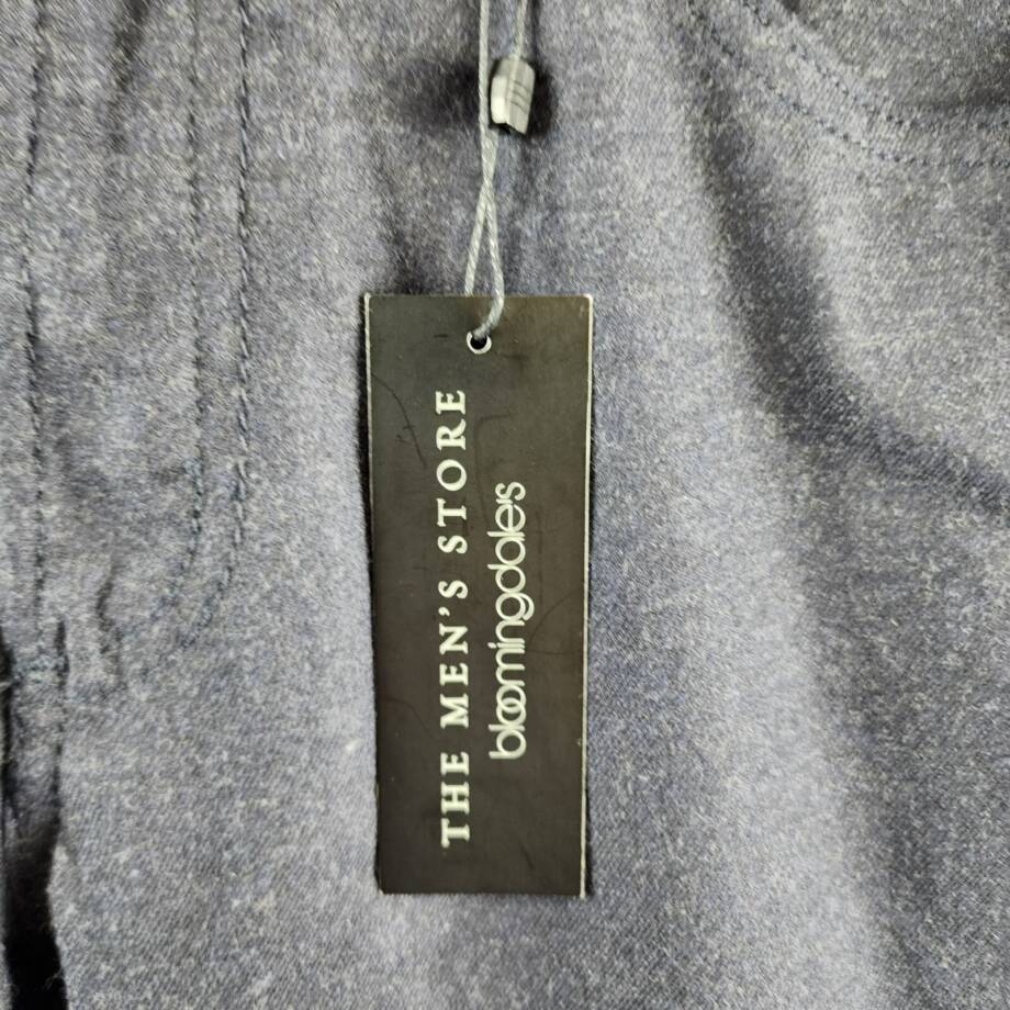 The Men's Store at Bloomingdale's Flannel Tailored Fit Pants Men's 34Wx34L Navy