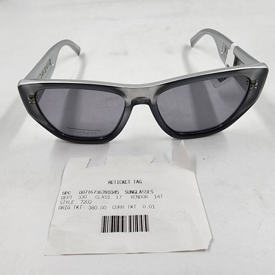 Givenchy GV 7202/S YB7/IR Sunglasses Women's Silver Grey Cat Eye