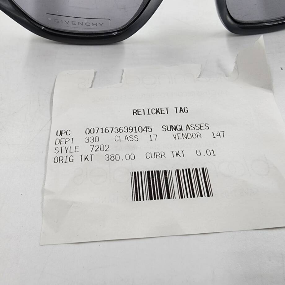 Givenchy GV 7202/S YB7/IR Sunglasses Women's Silver Grey Cat Eye