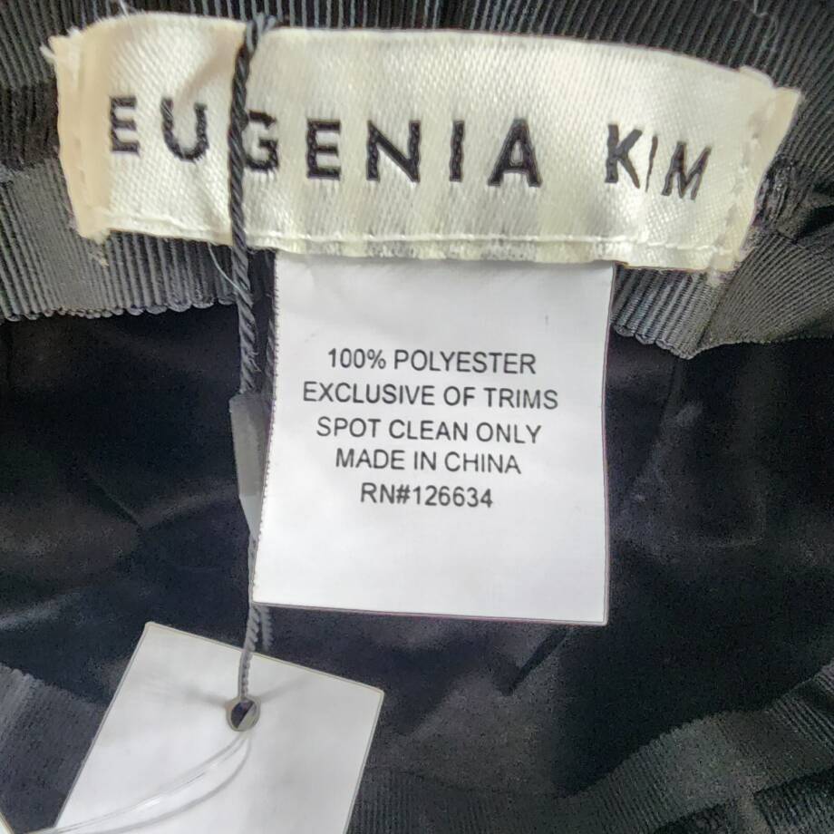 Eugenia Kim Yuki Sequined Tweed Bucket Hat Women's One Size Ivory/Gold