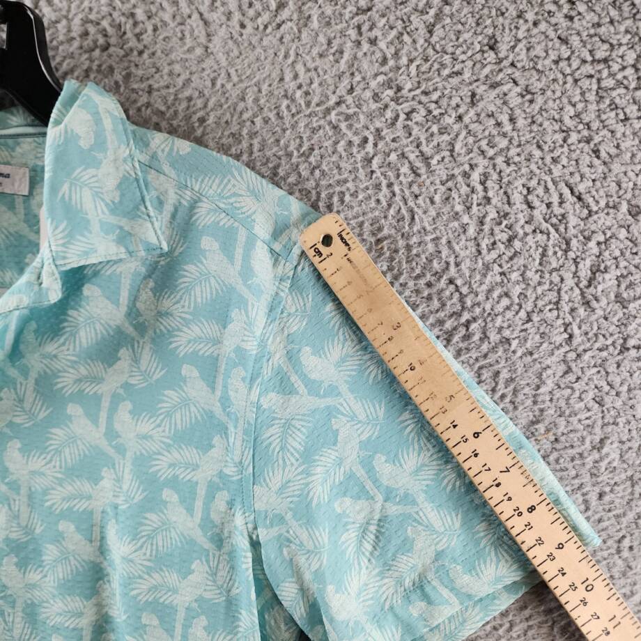 Tommy Bahama The Bahama Coast Moisture-Wicking Printed Polo Shirt Men's S Opal