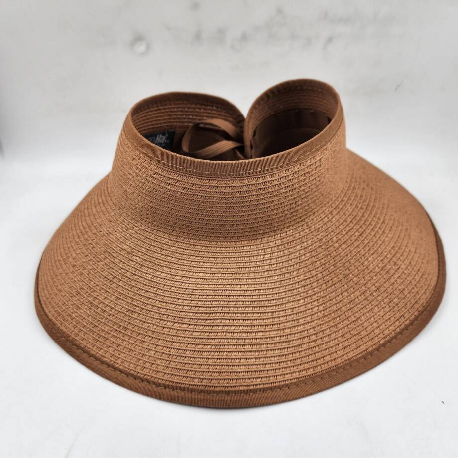 San Diego Hat Company Ultrabraid Large Brim Visor Women's One Size Brown
