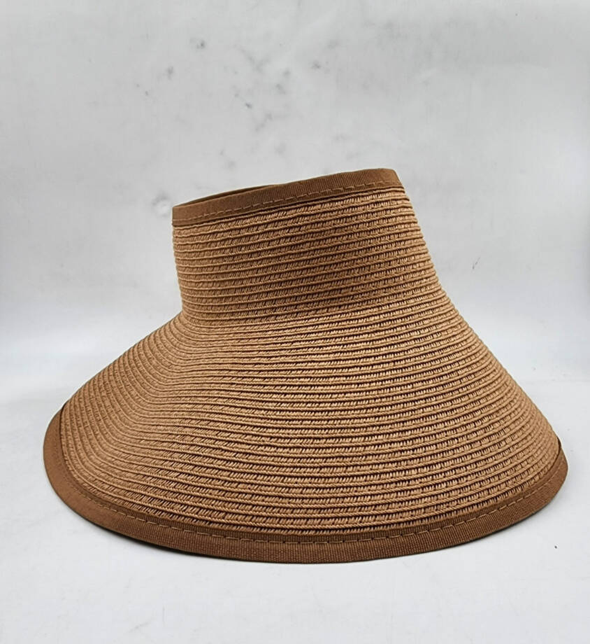 San Diego Hat Company Ultrabraid Large Brim Visor Women's One Size Brown