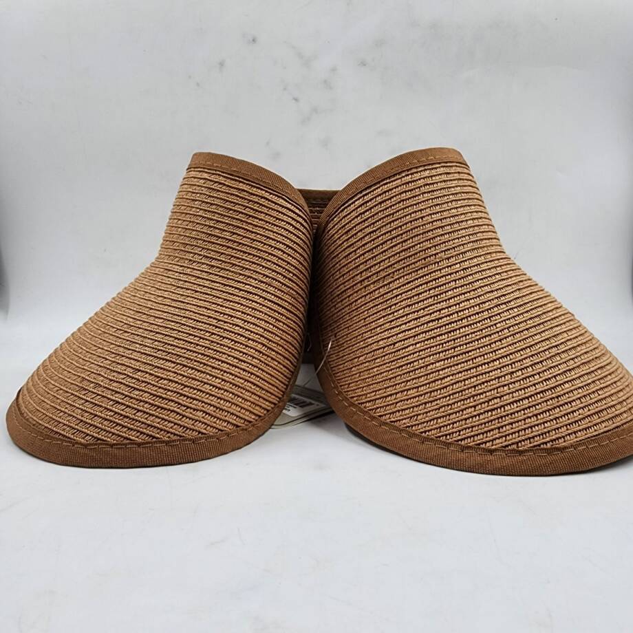 San Diego Hat Company Ultrabraid Large Brim Visor Women's One Size Brown