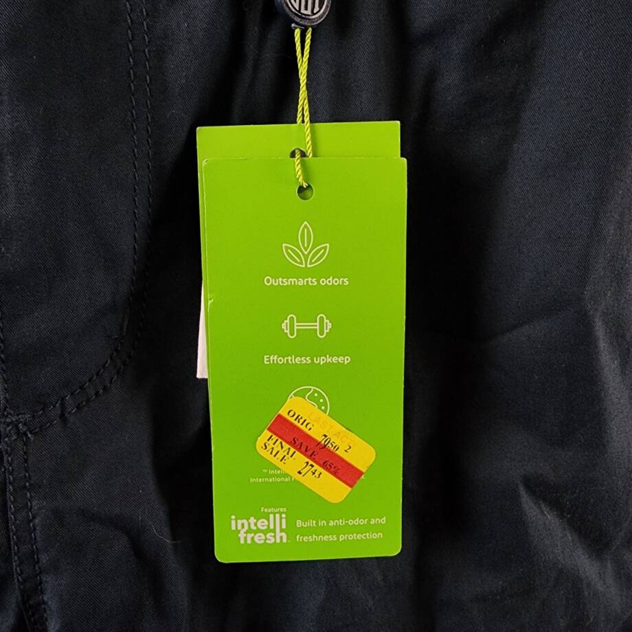 Society of Threads Regular Fit Pants Men's 32 Navy Pockets Button Zip Closure