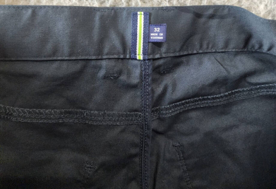 Society of Threads Regular Fit Pants Men's 32 Navy Pockets Button Zip Closure