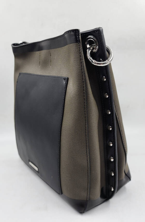 Rebecca Minkoff Darren Shoulder Bag Women's One Size Military/Black Turn-Lock
