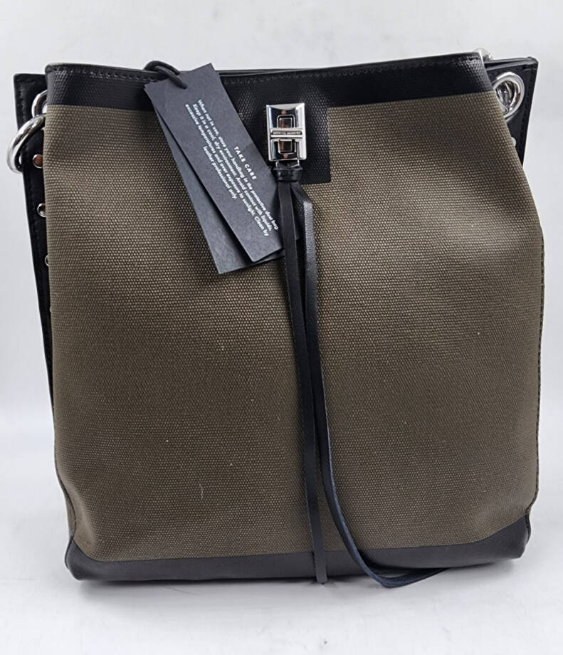 Rebecca Minkoff Darren Shoulder Bag Women's One Size Military/Black Turn-Lock