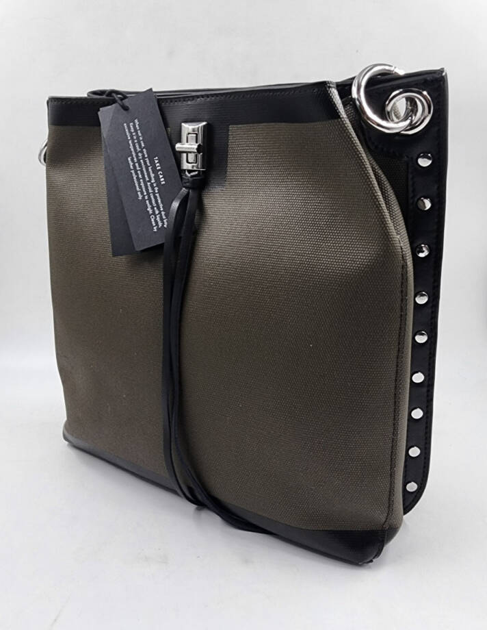 Rebecca Minkoff Darren Shoulder Bag Women's One Size Military/Black Turn-Lock