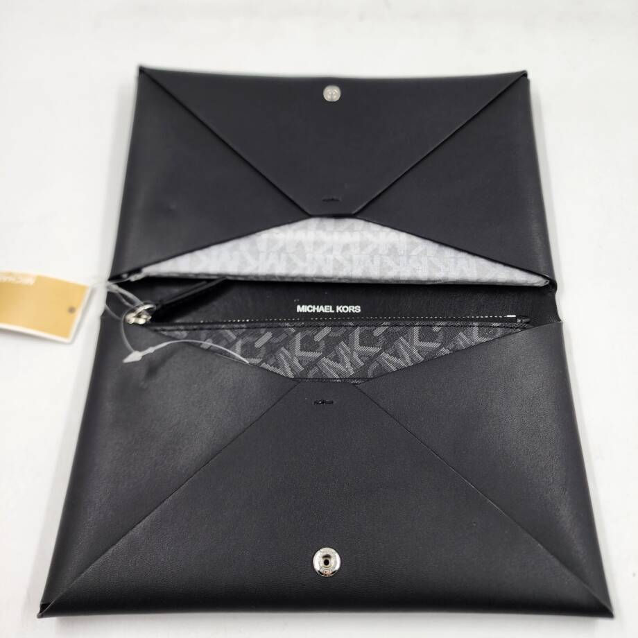 MICHAEL Michael Kors Empire Logo 3 In 1 Travel Wallet Women's Large Black