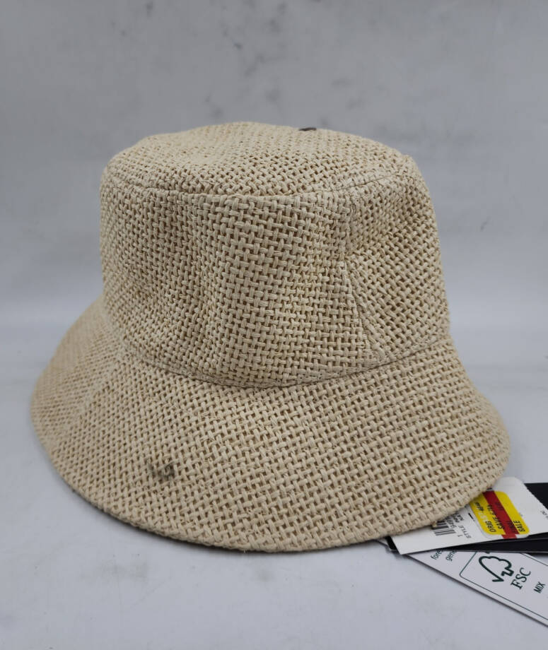 I.N.C. International Concepts Straw Bucket Hat Women's One Size Natural